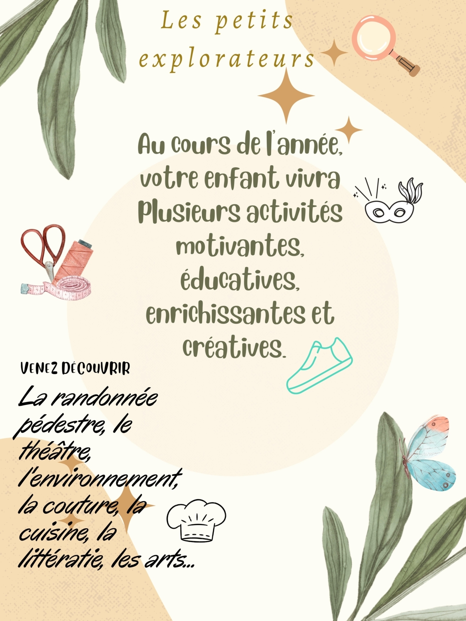 Affiche profil Les petits explorateurs