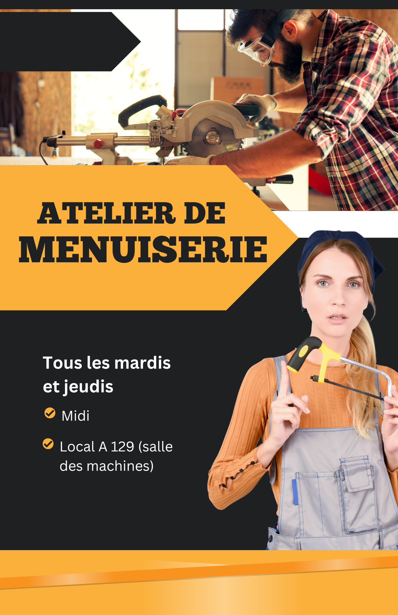 Atelier de menuiserie