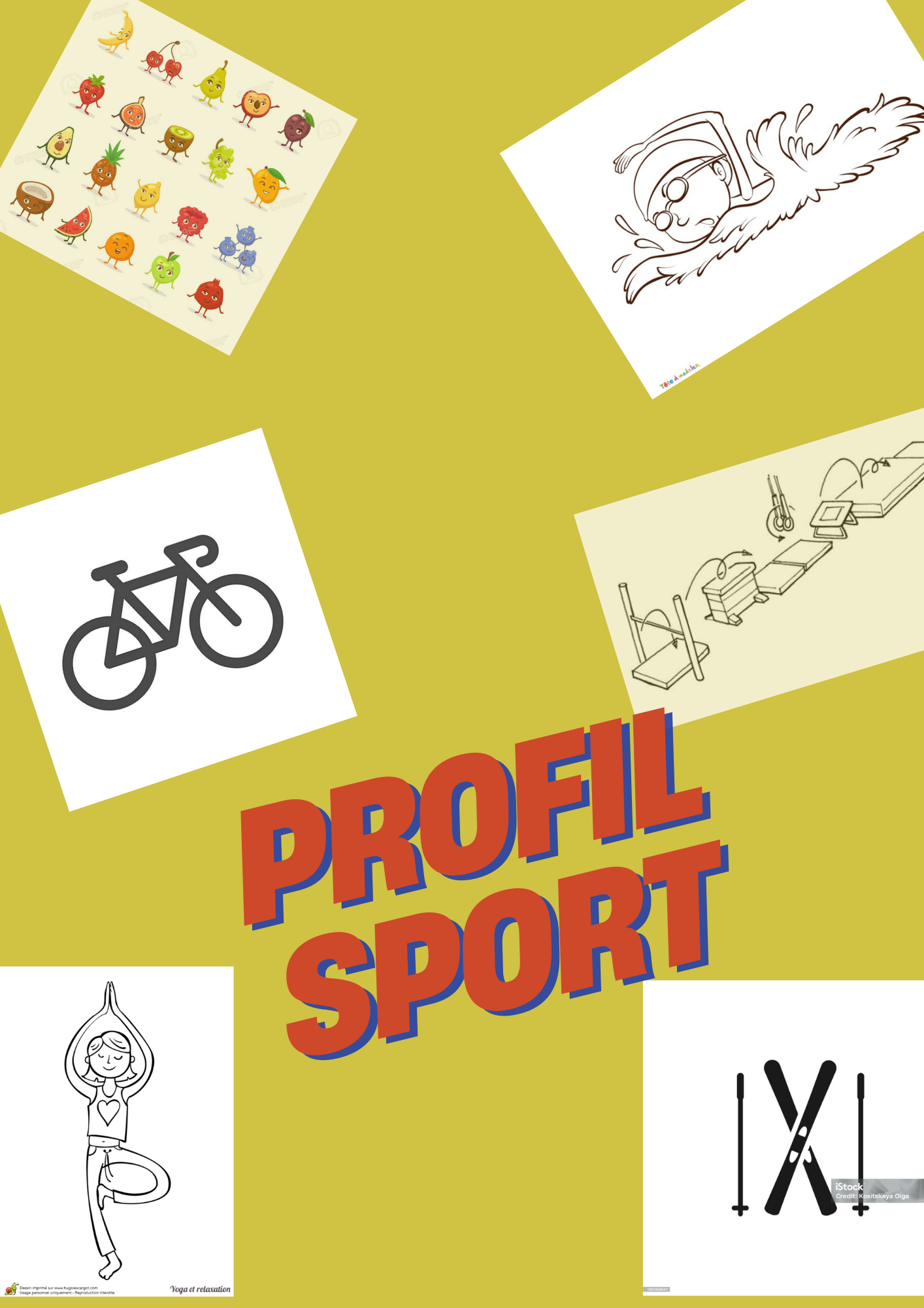 Blue Bold Sports Week Event Poster