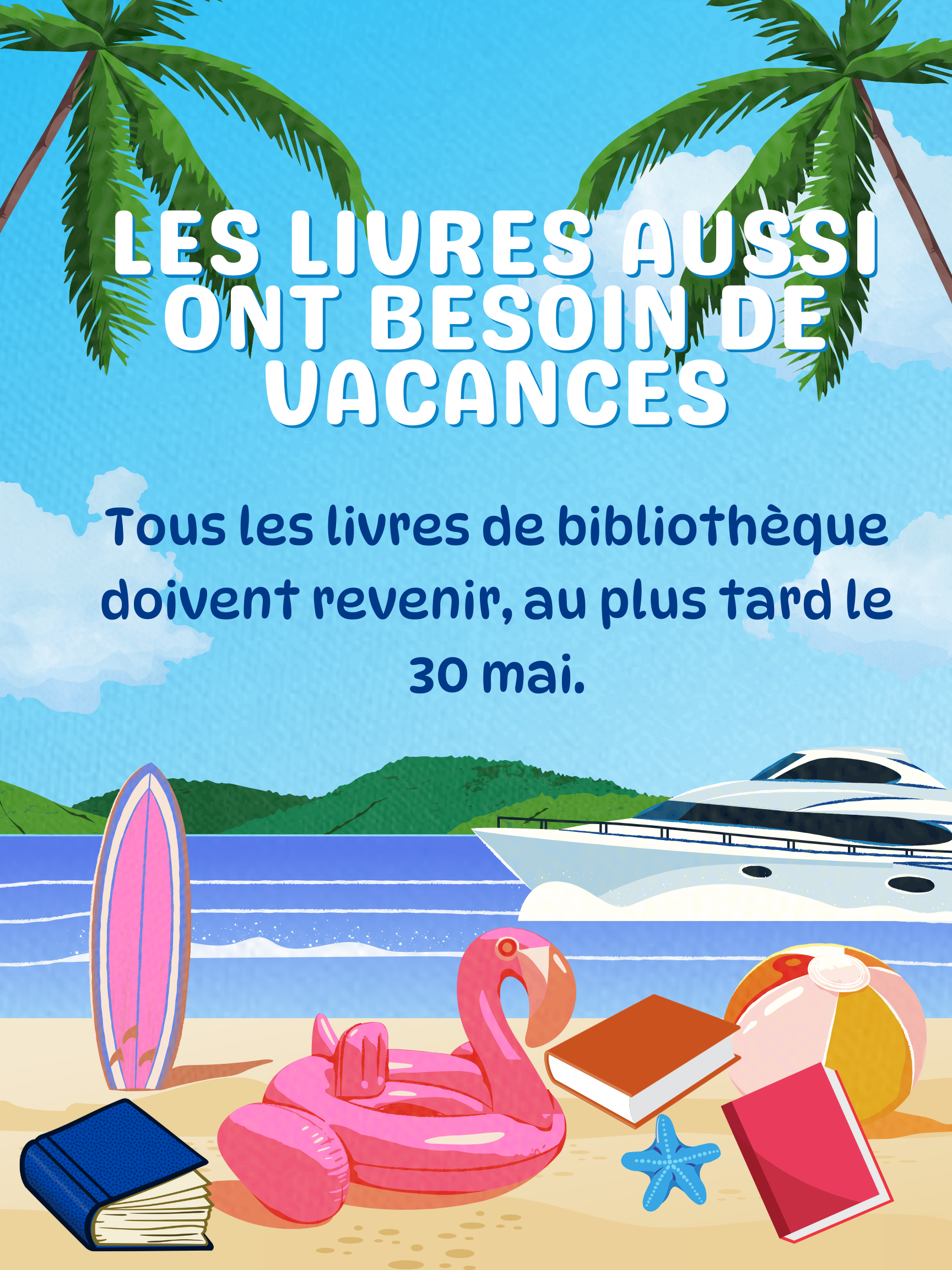 Les livres ont besoin de vacances 1