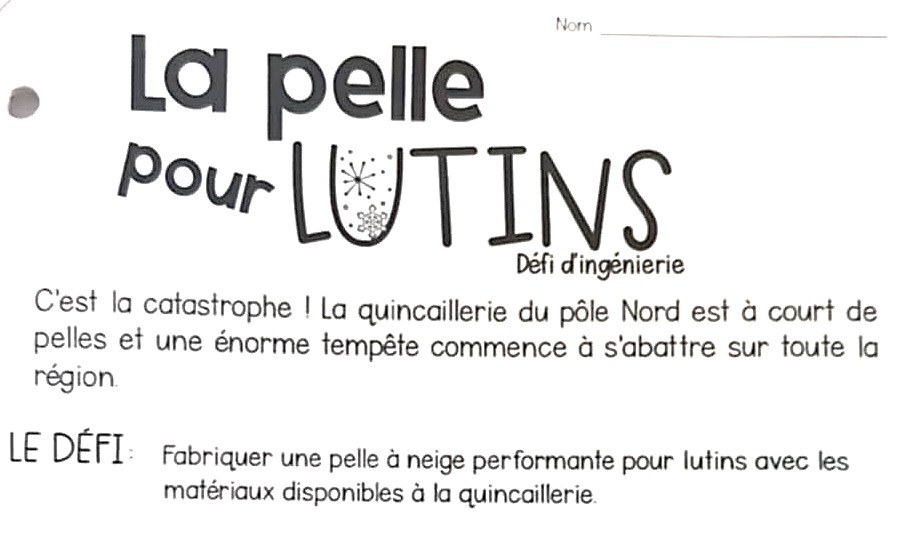 Defi La pelle pour lutins