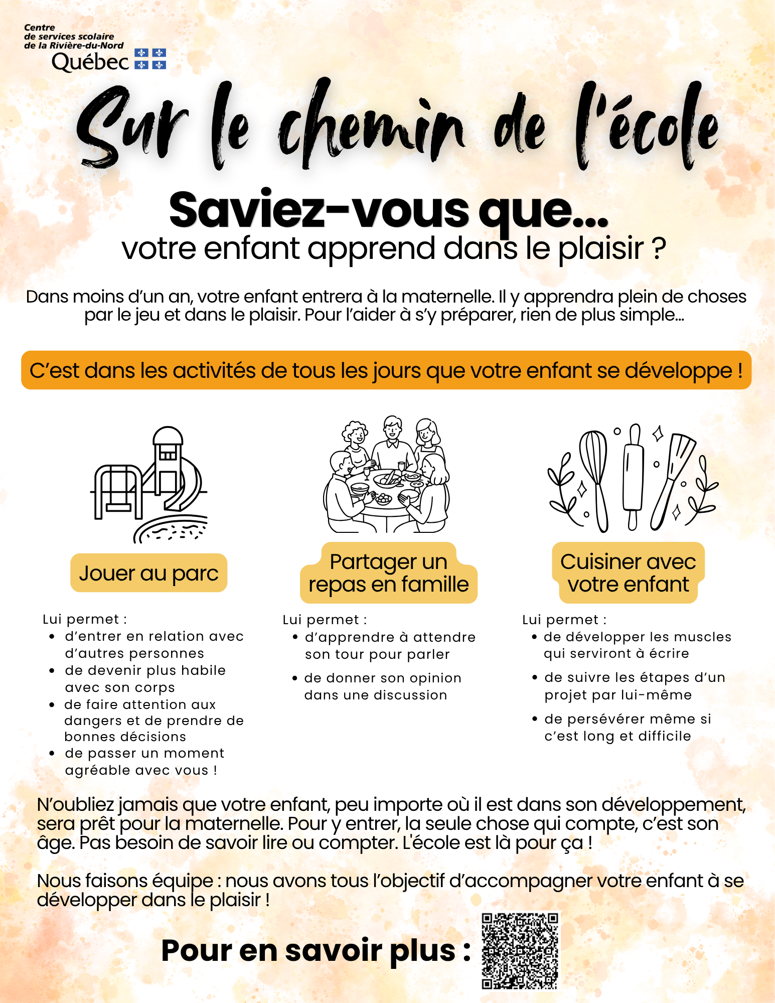 Sur le chemin de l'école - Automne #1